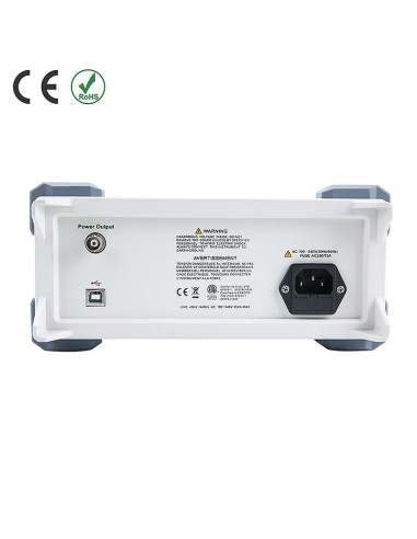 Generador de funciones utg9005c ii - vista atrás