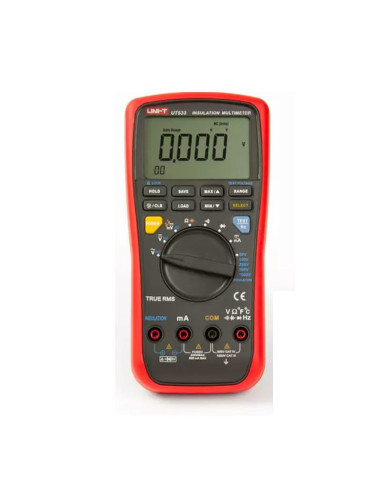 Multímetro Megger Medidor aislamiento UT533 - vista frontal apagado