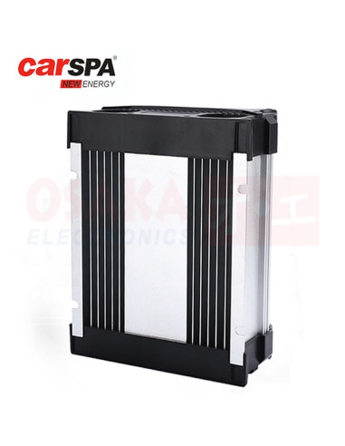 Controlador Solar PWM 24/48V 80A Carspa - vista atras