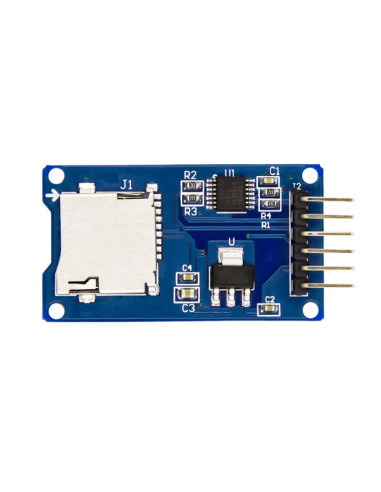 Módulo de Lectura Micro SD - vista frontal