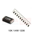 Resistencia SMD 1206 10K 1/4W - vista principal
