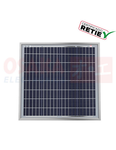 Imagen de Panel Solar Policristalino 80W SF-6P80 - vista frontal