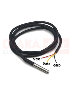 Sensor de temperatura DS18B20 cable 2 metros - vista principal 2