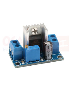 Modulo regulador voltaje LM317T - vista principal