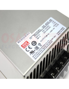 Fuente de voltaje Meanwell 48V 12A - vista principal 2