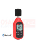 Sonómetro Decibelímetro Bluetooth UT353BT - vista frontal izquierda