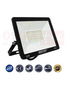 Reflector LED Blanco 50W BESTER - vista principal