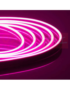 Neón LED flexible 12vdc luz Rosado rollo x 5mtr - vista principal 2