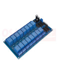 Modulo Relé 16 Canales 5VDC con Optoacoplador - vista principal Modulo Relé 16 Canales 5VDC con Optoacoplador - vista principal