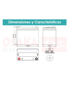 imagen de Bateria GEL 12V 55Ah - vista principal 2