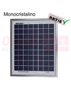 Imagen de Panel Solar Monocristalino 10W SF-6M10 - vista superior 2