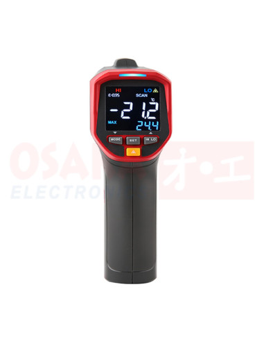 Imagen de Termómetro Infrarojo Profesional UT305S - vista atras display