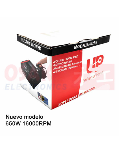 Imagen de Sopladora Aspiradora Blower para PC 650W 16000RPM - vista empaque