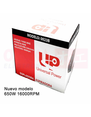 Imagen de Sopladora Aspiradora Blower para PC 650W 16000RPM - vista final