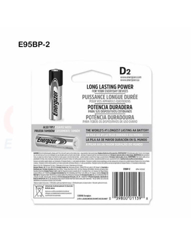 Imagen de Pila tipo D ALKALINA ENERGIZER.vista secundaria.