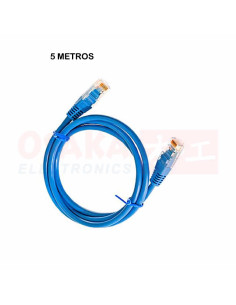 Imagen de Cable RJ45 Internet Categoría 6 Azul 5mtr-vista principal 2
