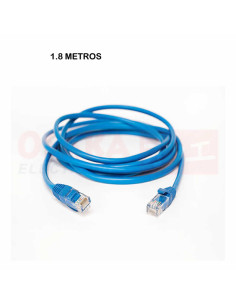 vista de Cable RJ45 Internet Categoría 6 Azul 1.8mtr-vista principal 2