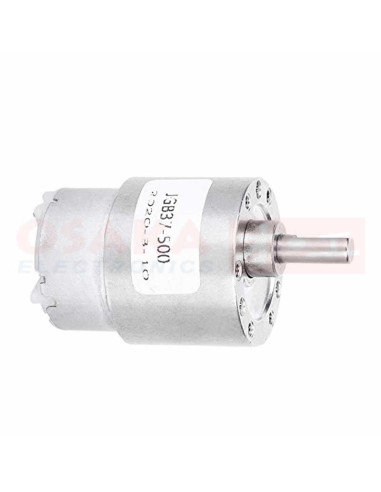 Imagen de Motor de reducción de velocidad JGB37-500 - vista frontal