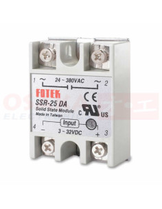 Imagen de Relevo Estado Solido Fotek SSR-25DA - vista principal 2