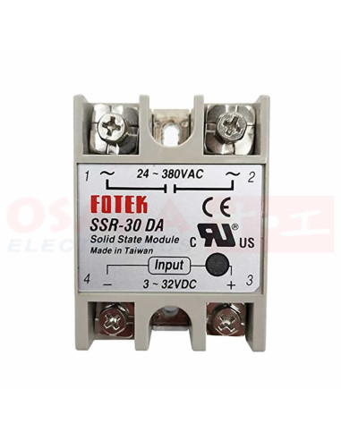 Imagen de Relevo Estado Solido Fotek SSR-30DA - vista frontal