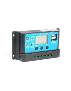 Imagen de Controlador Regulador Solar PWM 12V 24V  30A - vista principal 2
