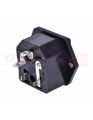 Imagen de Toma Chasis Portafusible AC-03 - vista lateral