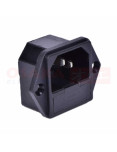 Imagen de Toma Chasis Portafusible AC-03 - vista final Imagen de Toma Chasis Portafusible AC-03 - vista final