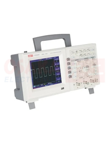 Imagen de Osciloscopio Digital 60MHZ 2 Canales UTD20602CE - vista encendido