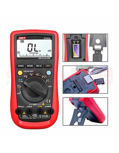 Imagen de Multimetro Digital Autor UT61A - vista con detalles