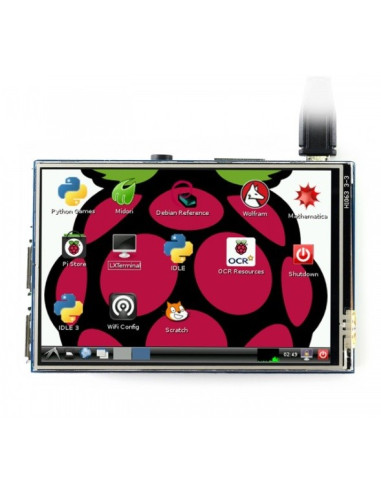 Imagen de Pantalla LCD TFT Touch 3.5" 320x480px Raspberry Pi - vista secundaria