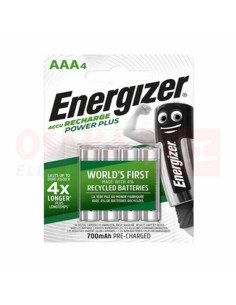 Imagen de Pila Recargable AAA ENERGIZER X 4 - vista principal