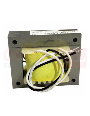 Imagen de Transformador de voltaje 12V 5A Tap central M-6 - vista salida secundario.