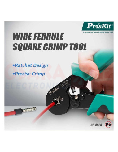 Imagen de Ponchadora para Terminal cuadrado 175mm CP-462G - vista final