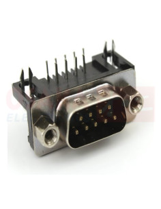 Imagen de Conector serial DB9 Macho Impreso - vista principal