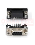Conector serial DB9 Hembra Impreso - vista final