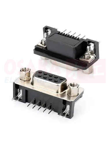 Conector serial DB9 Hembra Impreso - vista producto