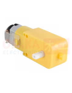 Imagen de Motor Reductor 12V 2 ejes Amarillo - vista principal 2