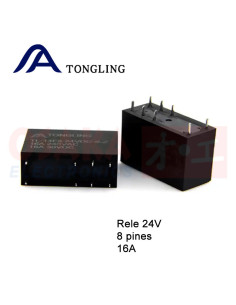 Imagen de Relevo 24V 8 pines 16A  TONGLING - vista principal