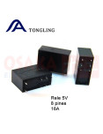 Imagen de Relevo 5V 8 pines 16A  TONGLING - vista pines