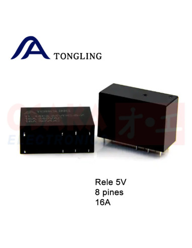 Imagen de Relevo 5V 8 pines 16A  TONGLING - vista final