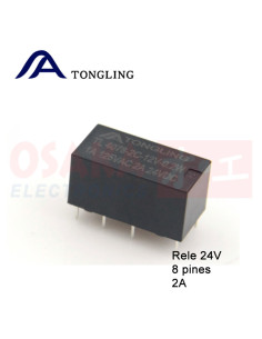 Imagen de Relevo 24V 8 pines 2A  TONGLING - vista principal