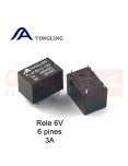 Imagen de Relevo 6V 6 pines 3A TONGLING - vista principal