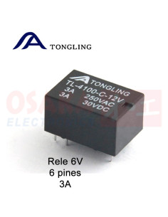 Imagen de Relevo 6V 6 pines 3A TONGLING - vista principal 2