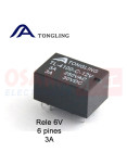 Imagen de Relevo 6V 6 pines 3A TONGLING - vista superior