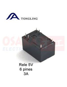 Imagen de Relevo 5V 6 pines 3A TONGLING - vista principal 2