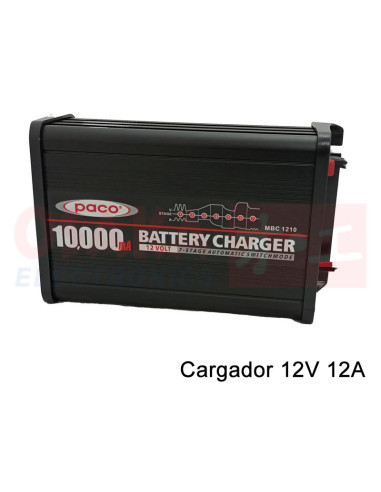 Imagen de Cargador de batería PACO MBC-1212 - vista frontal