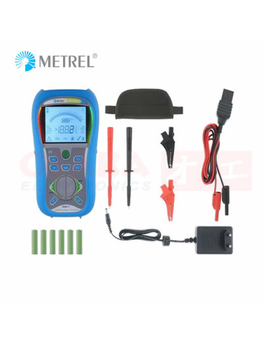 Imagen de Medidor de Aislamiento MI3121H - vista con accesorios