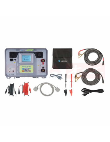 Imagen de Microhmetro METREL MI 3252 Kit estándar - vista con accesorios