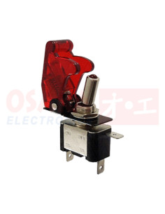 Imagen de Switch Interruptor de Palanca para Carro protector 12V ROJO - vista principal 2