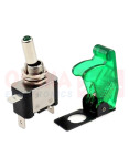 Imagen de Switch Interruptor de Palanca para Carro protector 12V VERDE - vista principal